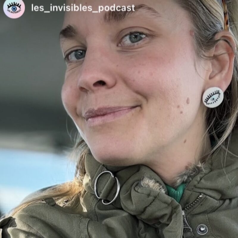 Boucles d’oreilles Josephe x Les invisibles
