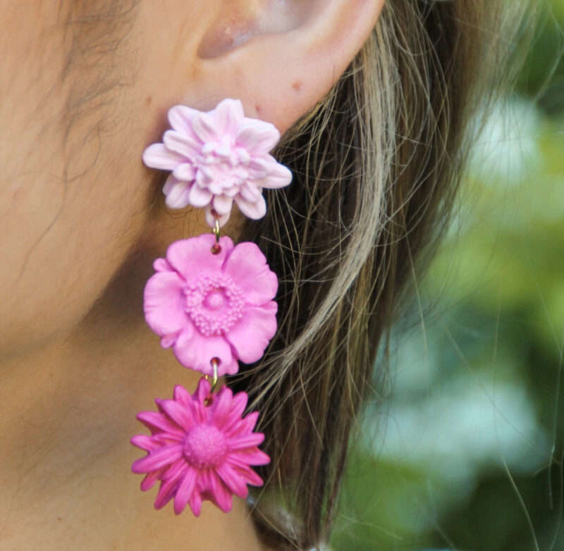 BOUCLES D'OREILLES - Fleurir pour soi