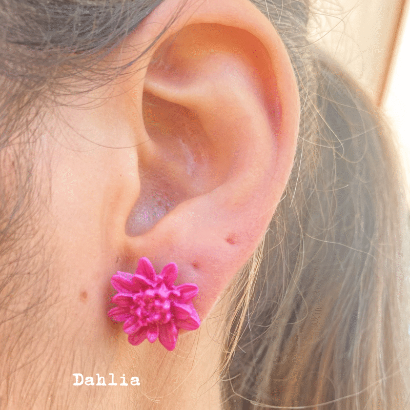 BOUCLES D'OREILLES - Bourgeon - Dahlia