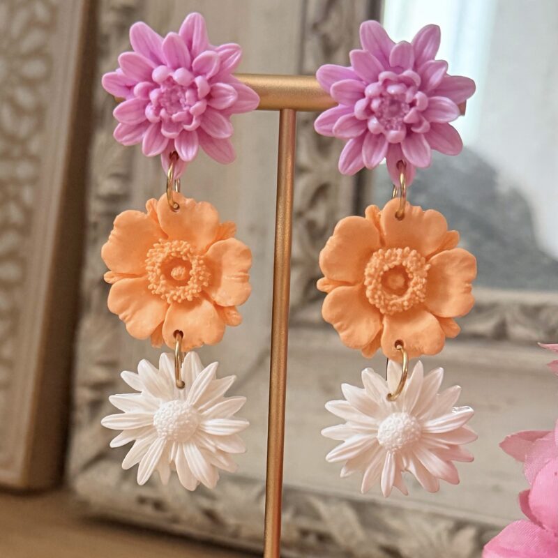 BOUCLES D'OREILLES - Fleurir pour soi
