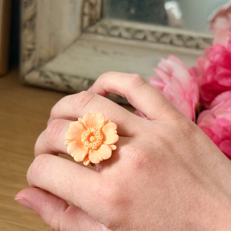 BAGUE - Floraison (anémone)