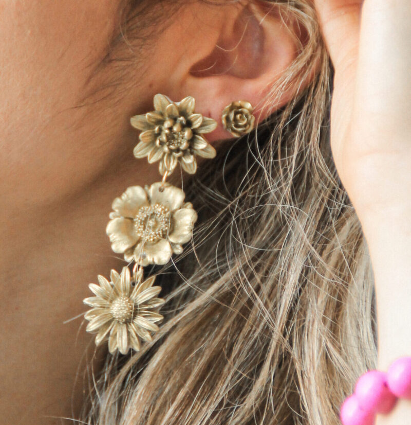 BOUCLES D'OREILLES - Fleurir pour soi