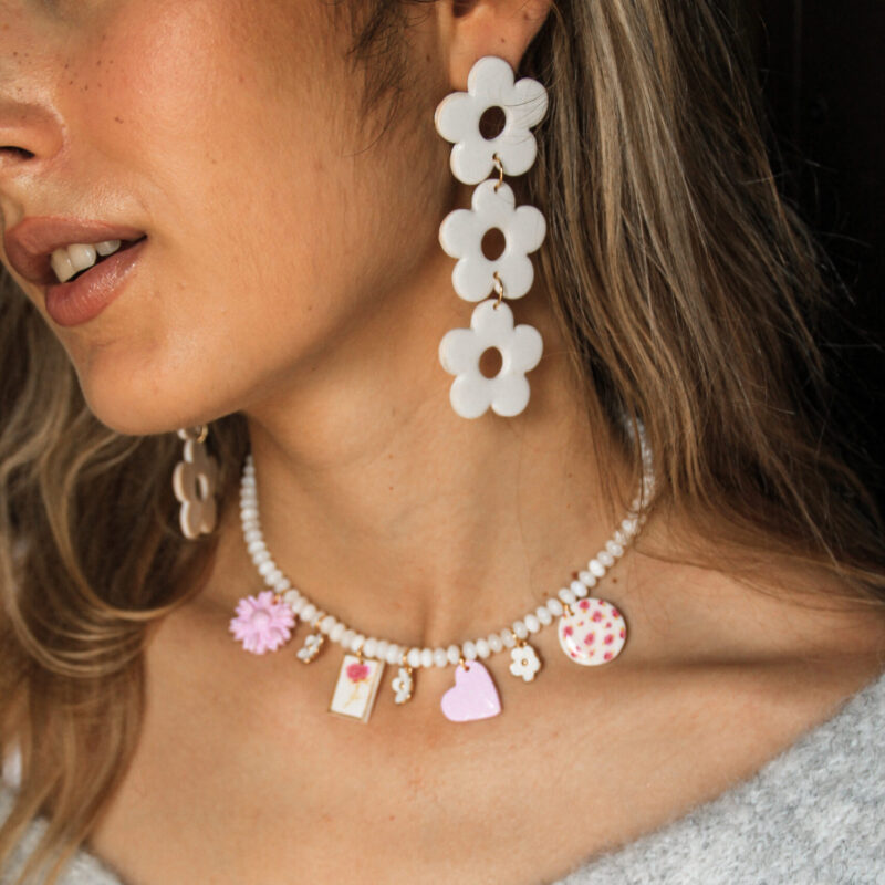 COFFRET DE NOËL - Jardin Secret (pendantes 3 fleurs)