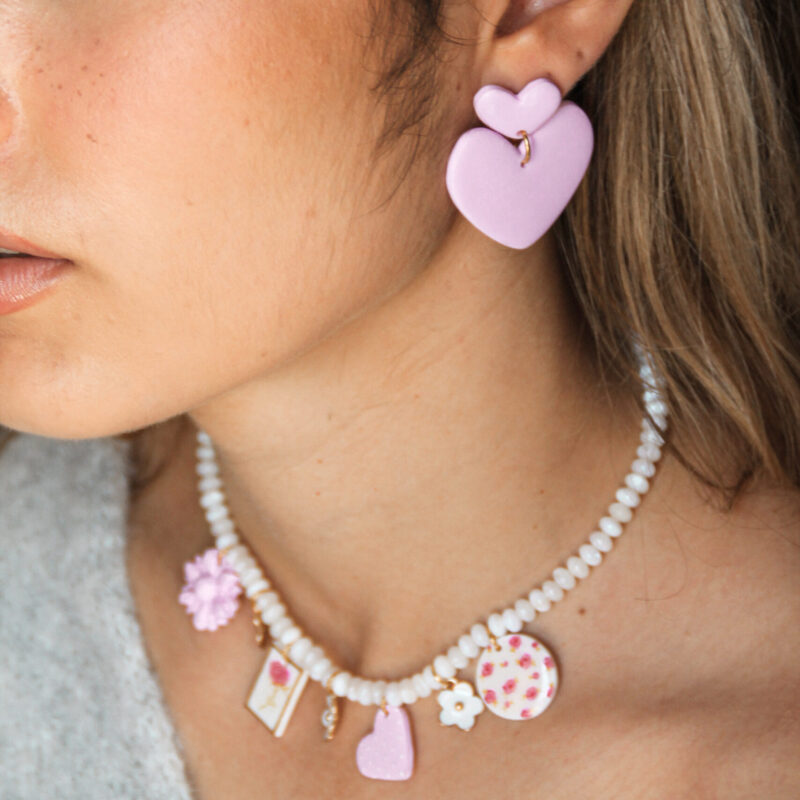 COFFRET DE NOËL - Jardin Secret (pendantes coeur)