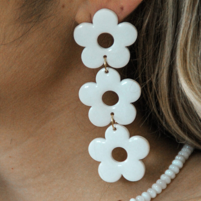 BOUCLES D'OREILLES - Pouvoir des fleurs