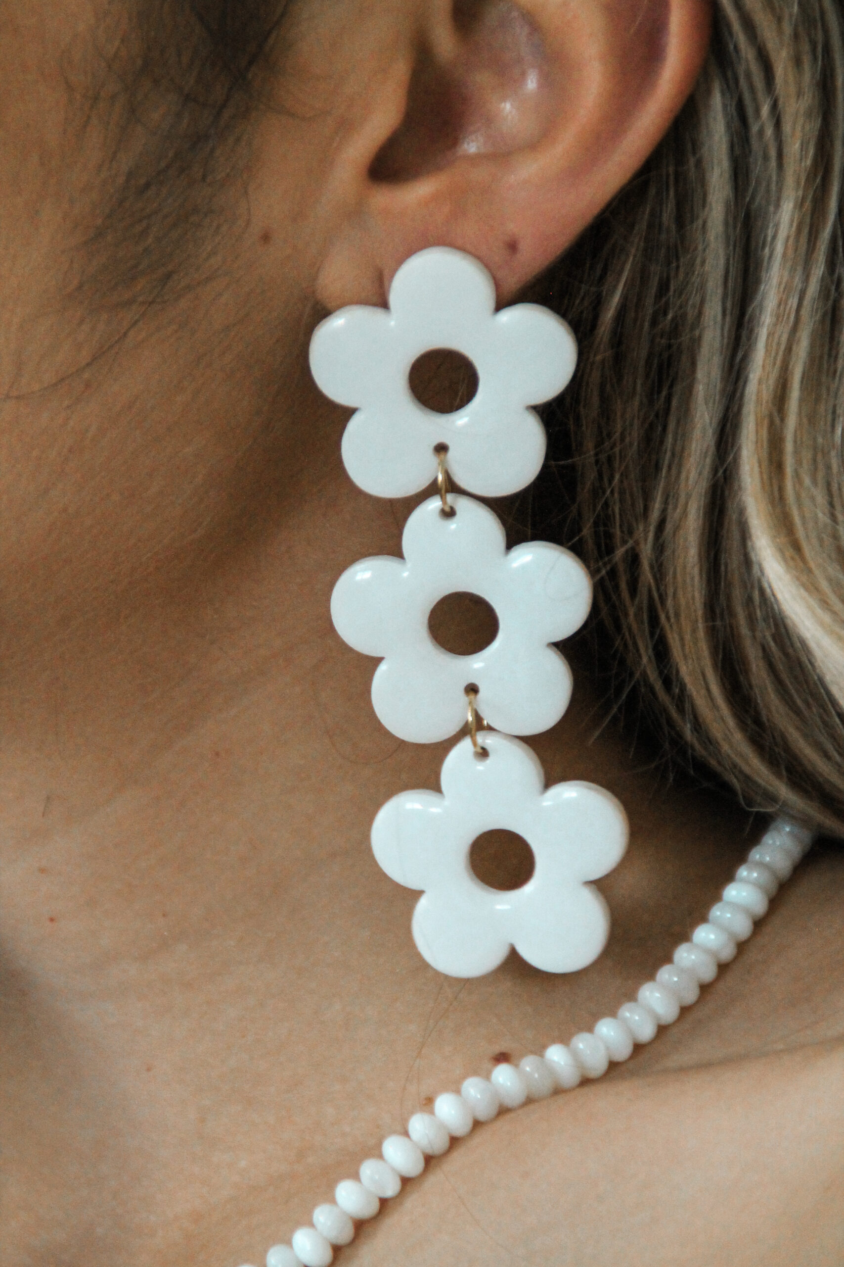 BOUCLES D'OREILLES - Pouvoir des fleurs