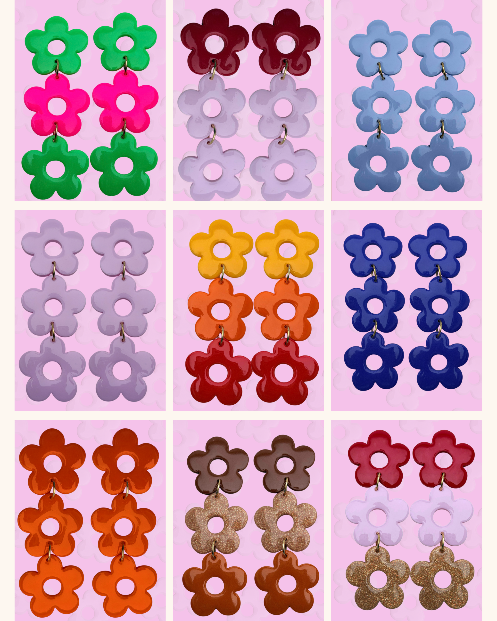 BOUCLES D'OREILLES - Pouvoir des fleurs (à personnaliser) – Image 8