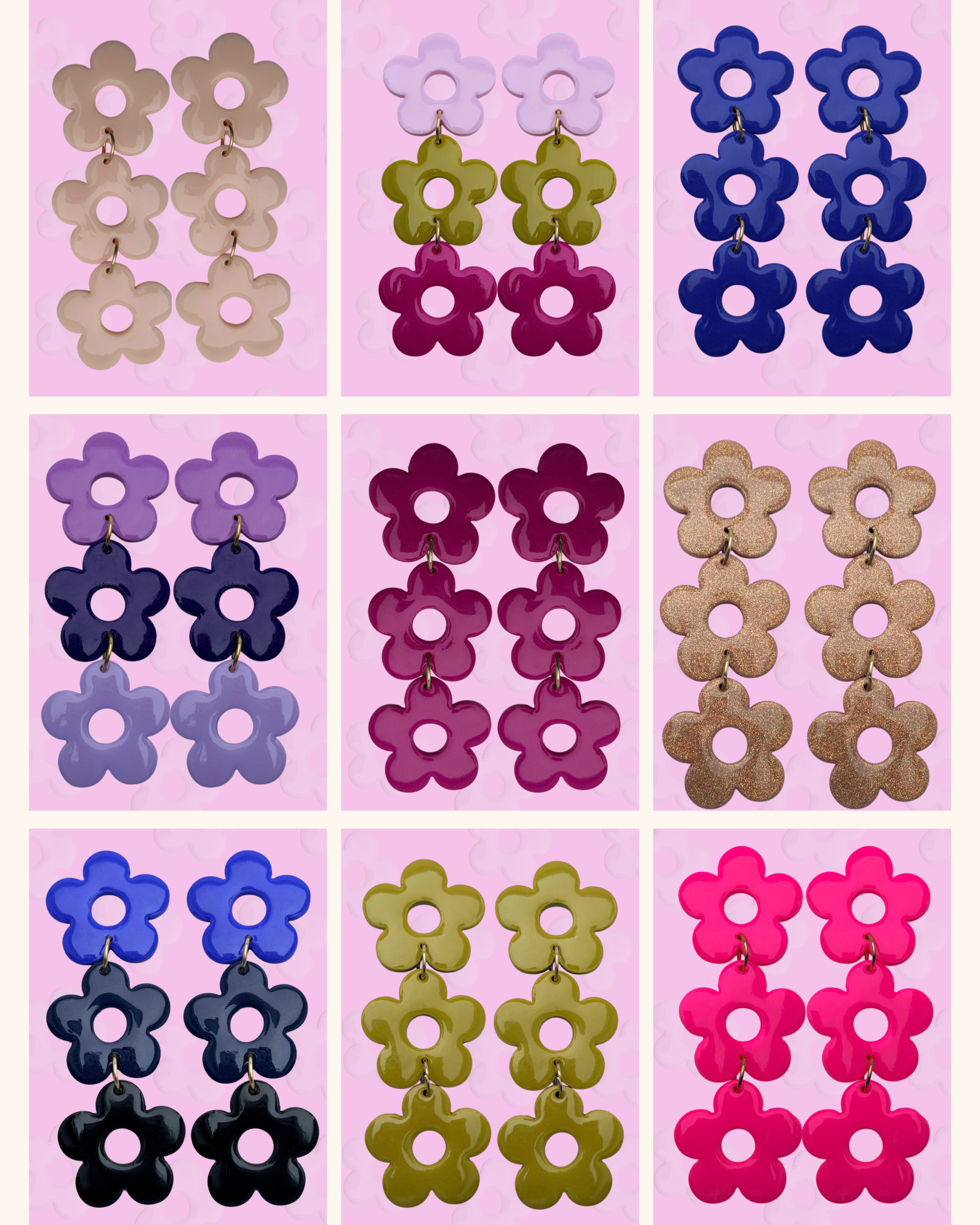 BOUCLES D'OREILLES - Pouvoir des fleurs (à personnaliser) – Image 9