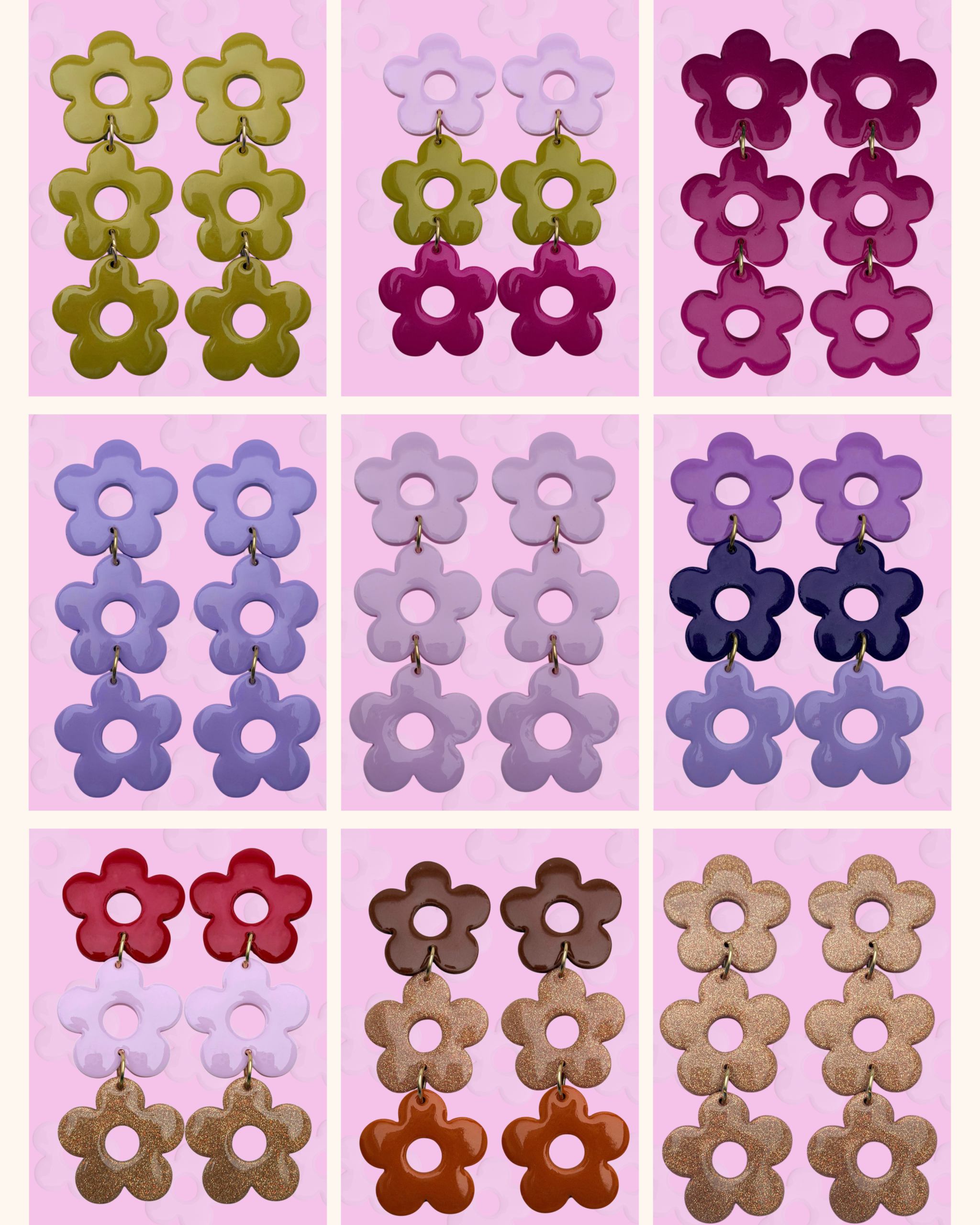 BOUCLES D'OREILLES - Pouvoir des fleurs (à personnaliser) – Image 10