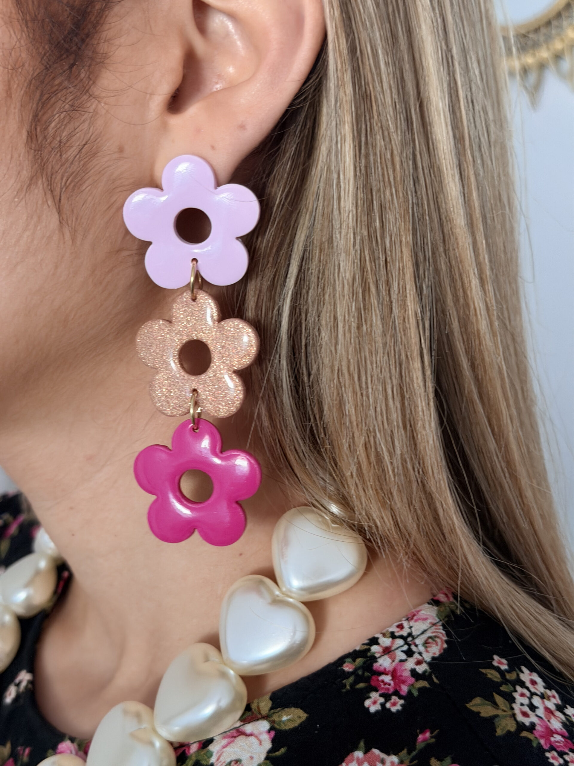 BOUCLES D'OREILLES - Pouvoir des fleurs (à personnaliser) – Image 4