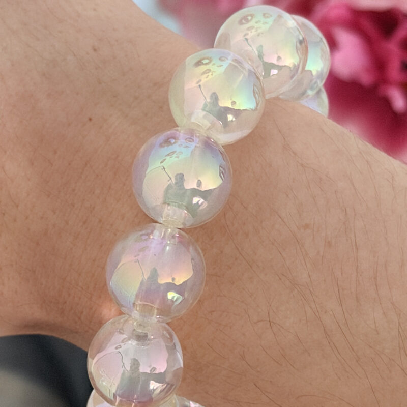 Bracelet bulle d’amour nuage irisé