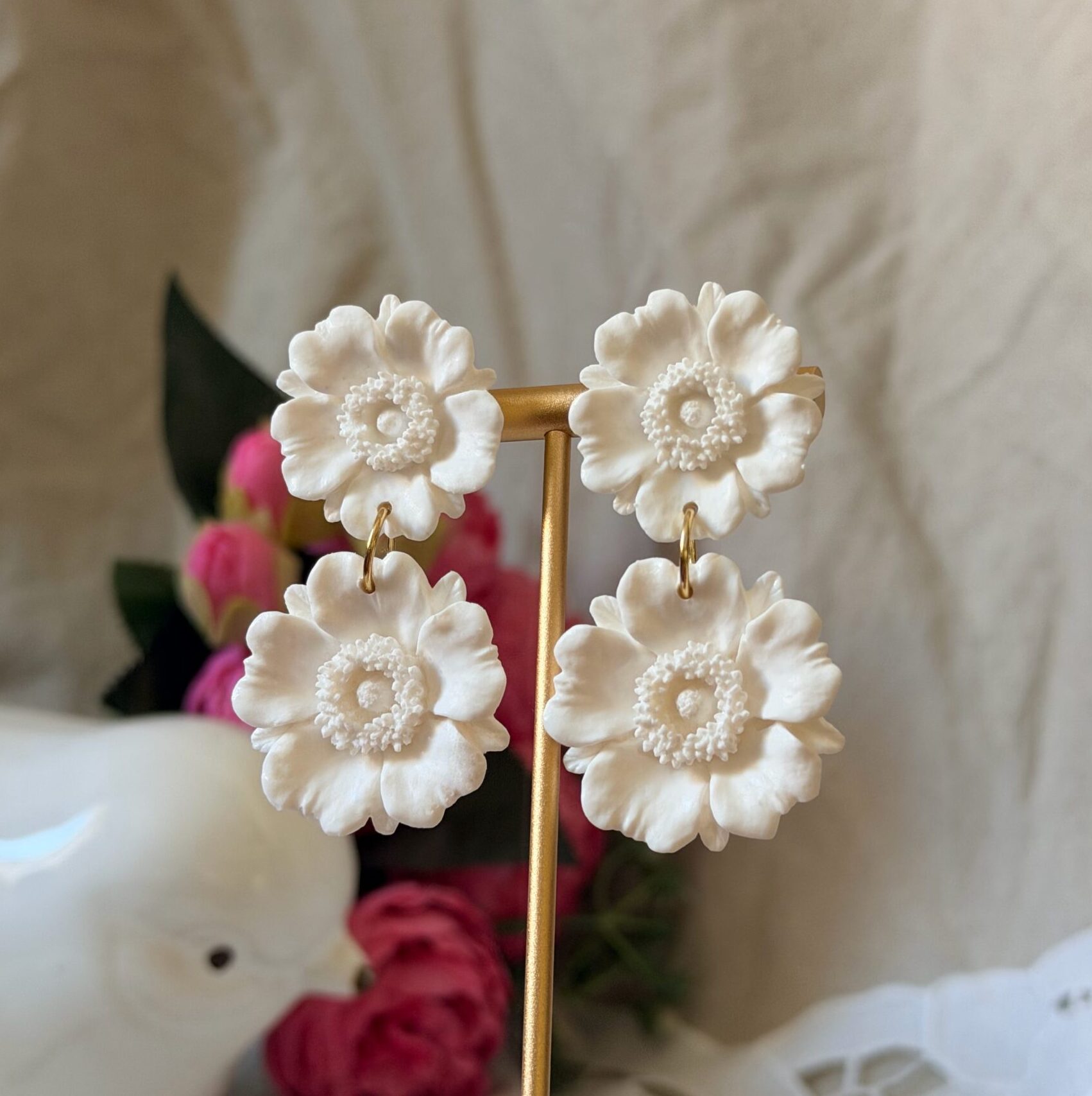 BOUCLES D’OREILLES – Pendantes n°2